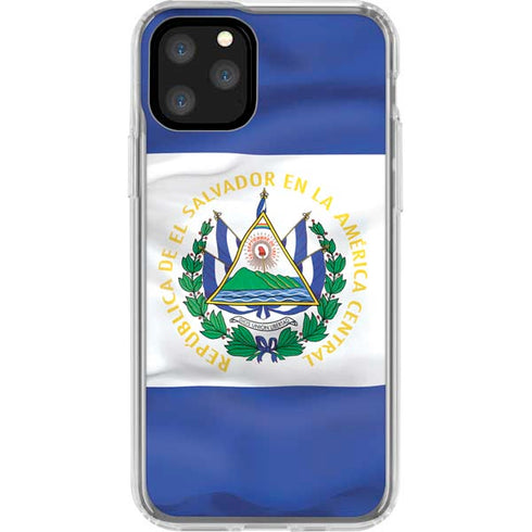 El Salvador Flag iPhone 11 Pro Clear Case